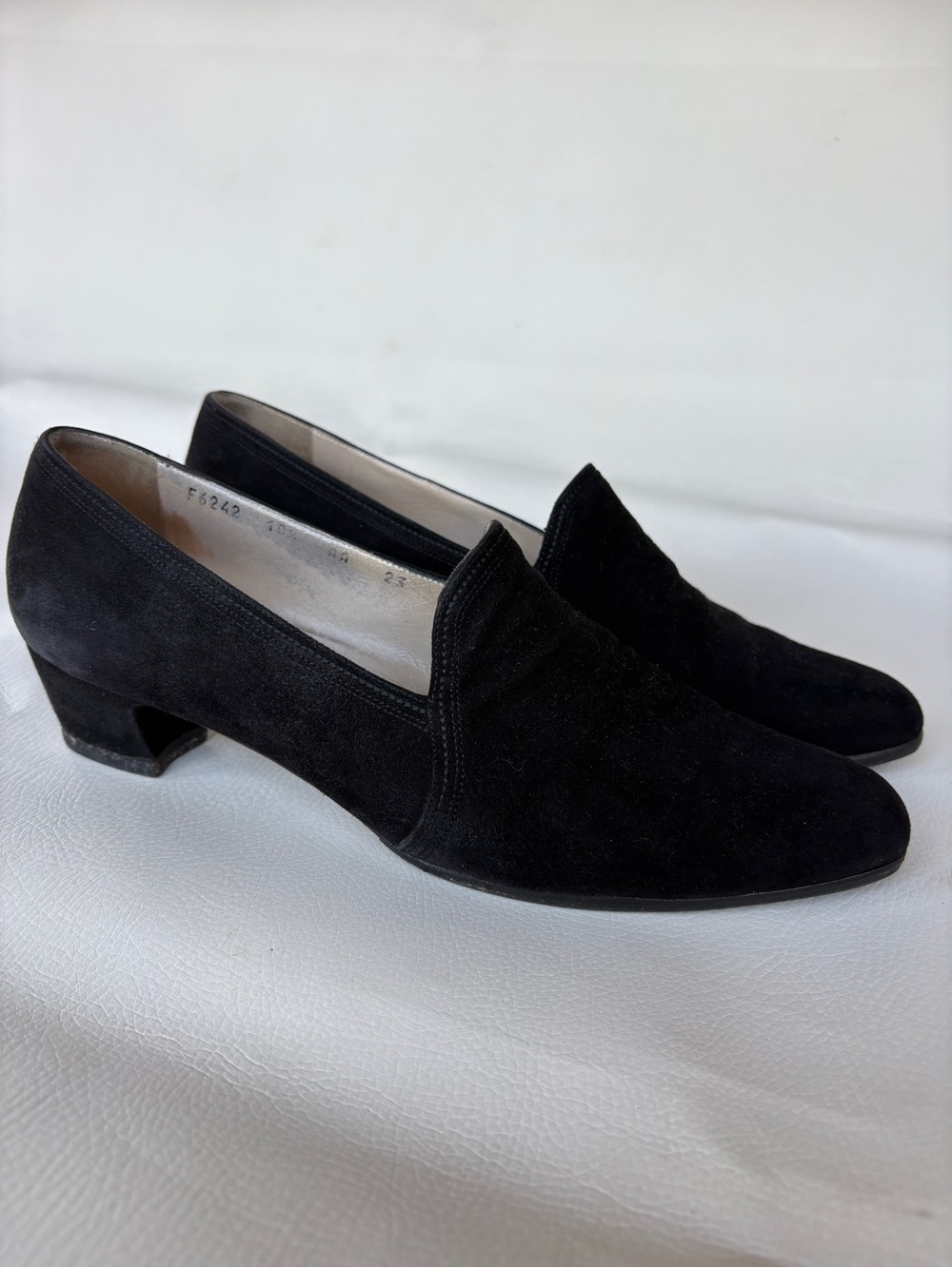 Vintage Cole Haan Black Suede loafer